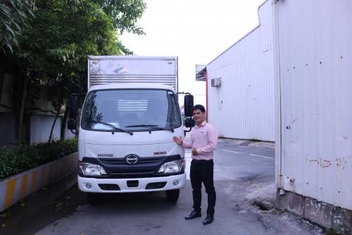 Hino 1.9 Tấn Thùng Kín Dài 4m5- Hino Xzu650L