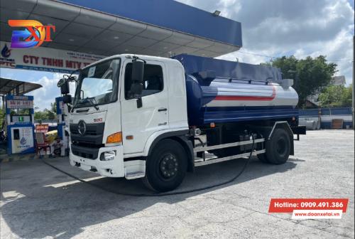 XE BỒN HINO CHỞ XĂNG DẦU 12 KHỐI | HINO FG8JJ7A