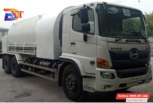 XE BỒN HINO CHỞ OXY 10 KHỐI | HINO FL8JT7A