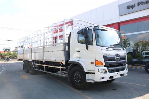 Hino FL 3 Chân 15 Tấn Thùng Mui Phủ Bạt Dài 9m4