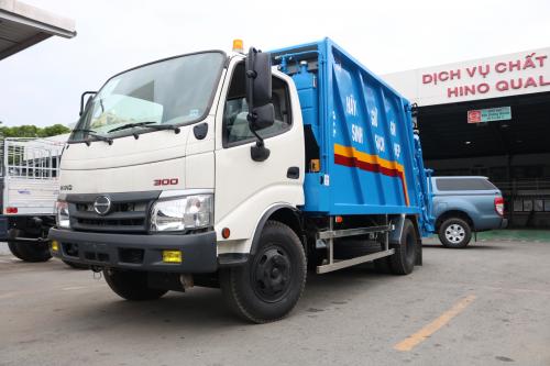 Xe Ép Rác Hino 6 Khối| Ép Rác Hino 3 Tấn 6 Khối