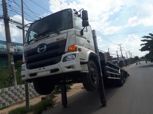 Hino Chở Xe Cơ Giới 13 Tấn Chở Xe Lu, Máy Xúc Siêu Trường Siêu Trọng