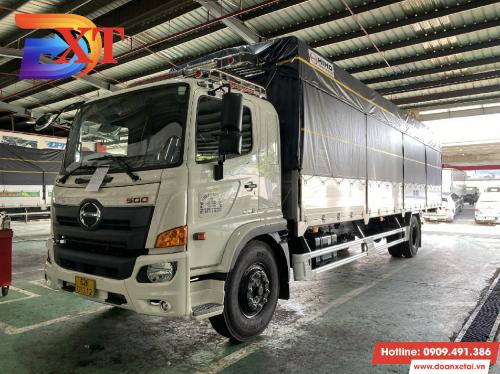 HINO FG 7.4 TẤN THÙNG MUI BẠT DÀI 10M