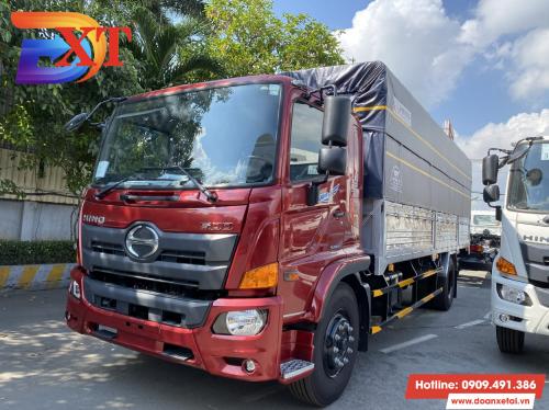 HINO FG 8 TẤN THÙNG MUI BẠT DÀI 7M3