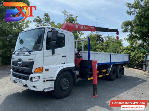 HINO FM 12 TẤN GẮN CẨU UNIC THÙNG DÀI 8M6